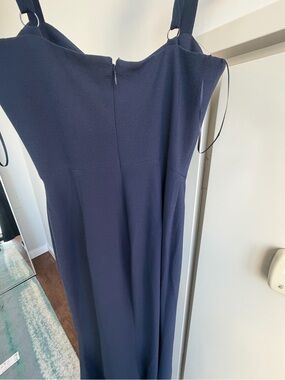 Dress the population Long Navy  Bridesmaids Dress